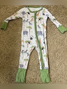 Little Sleepies Zippy Safari Friends 3-6 mos